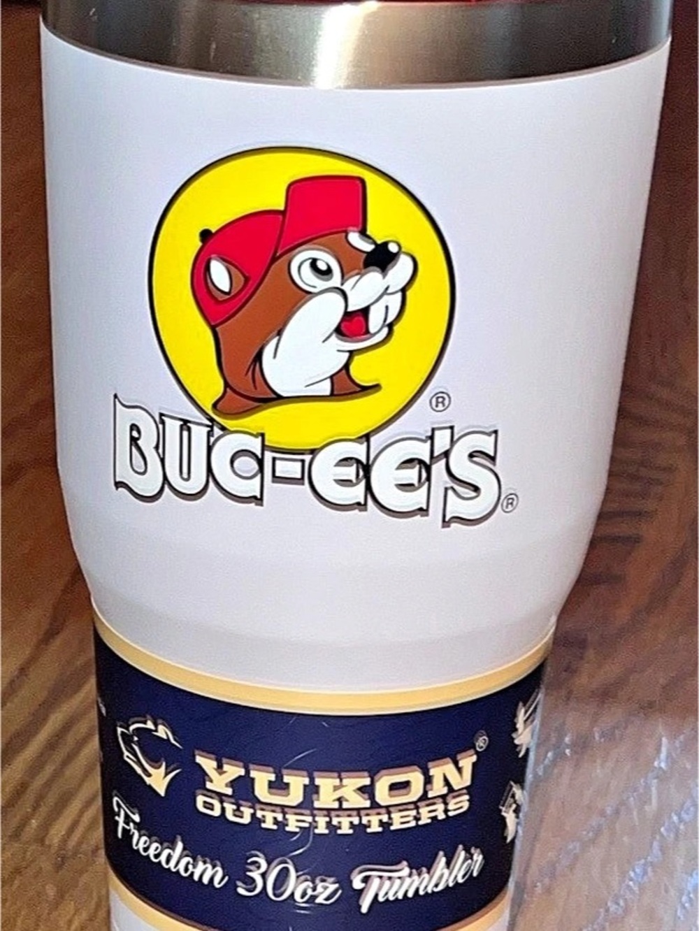 Yukon Outfitters Buc-ee's Freedom 30oz Tumbler in White NWT